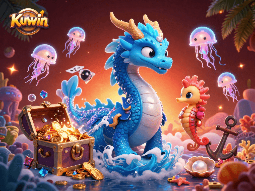 Kuwin offers exhilarating betting experiences with dynamic underwater elements and luminescent characters.