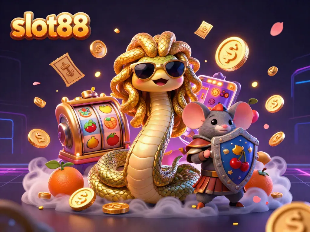 Mencoba peruntungan di slot88 dengan karakter Medusa dan mouse prajurit, simak berbagai simbol berbuah dan jackpot.