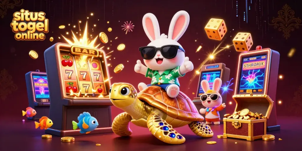 Mengakses situs togel online dengan keberuntungan, kelinci ceria dan penyu emas di dunia permainan menguntungkan.