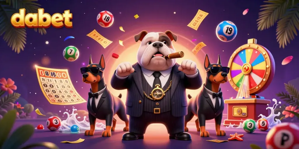 Experience thrilling gaming at dabet with vibrant lottery elements and engaging characters.