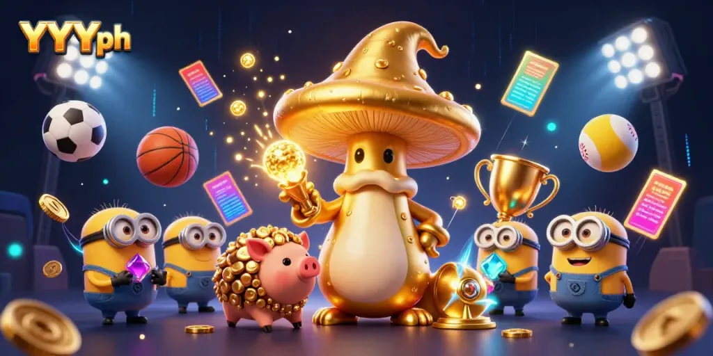 Experience the magic of YYYph as the golden wizard and his truffle pig unveil treasures!