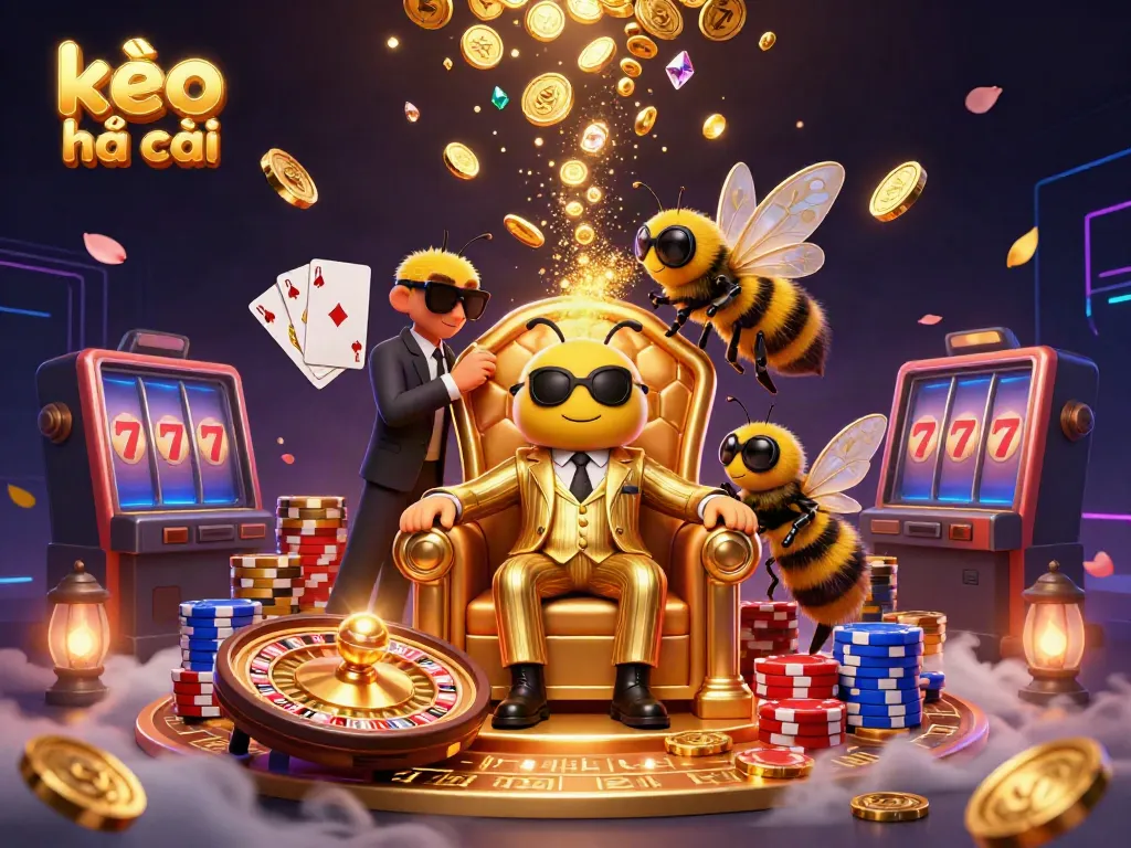 Engage with kèo nhà cái through vibrant casino illustrations that showcase thrilling gambling elements.