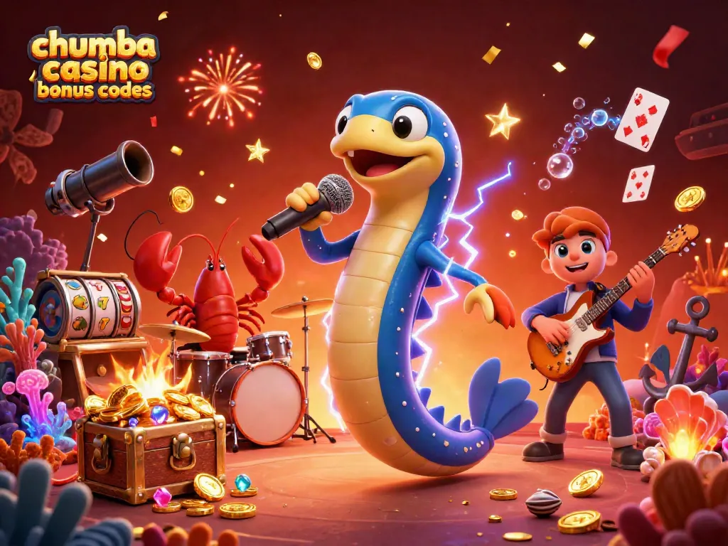 Experience chumba casino bonus codes with vibrant underwater themes and energetic casino elements.