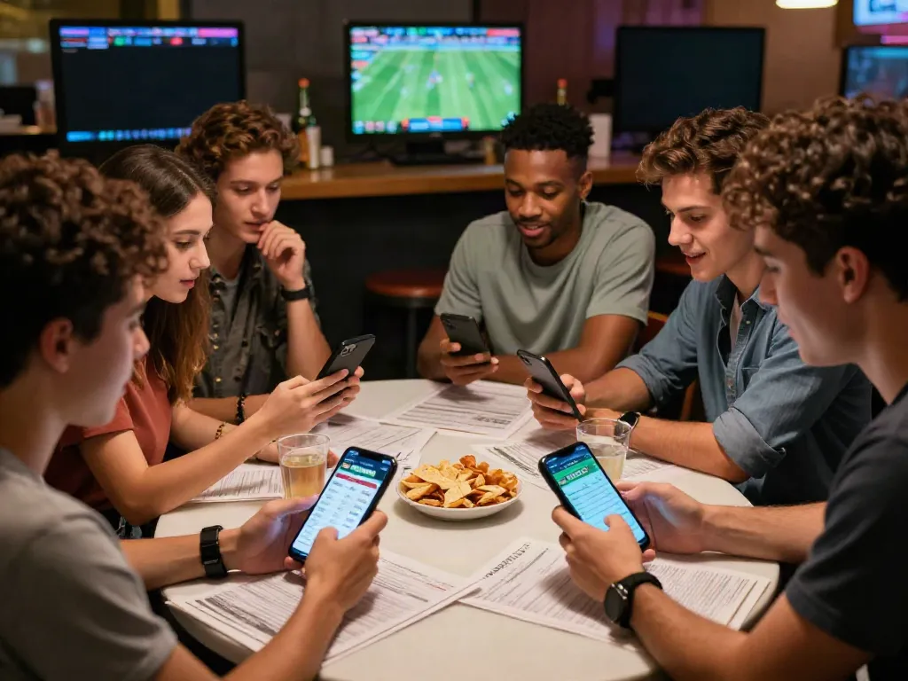 WWBOLA sports betting platform buzz with friends discussing odds and strategies.
