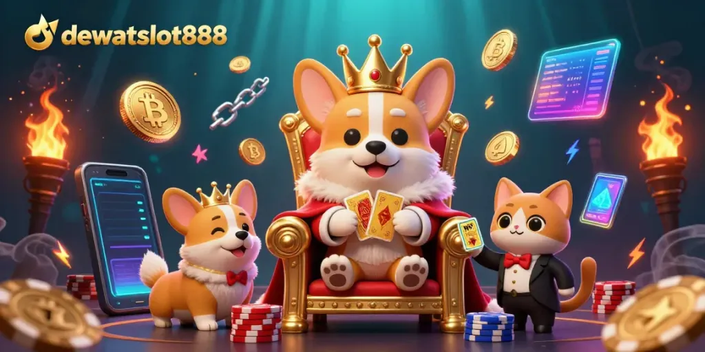 Mengakses pengalaman bermain di dewataslot888 yang penuh kemewahan dan inovasi dengan simbol-simbol game digital.