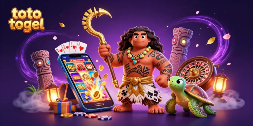 Mainkan toto togel dengan simbol kemenangan di gambar yang penuh warna dan detail.